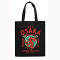 Osaka Dotonbori Drunken Octopus Japanese Style Canvas Tote Bag