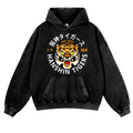 Hanshin Tigers Vintage Washed Thick Cotton Hoodie