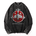 Shinden Fighter Alternate Vintage Cotton Wash Long-sleeve T-shirt