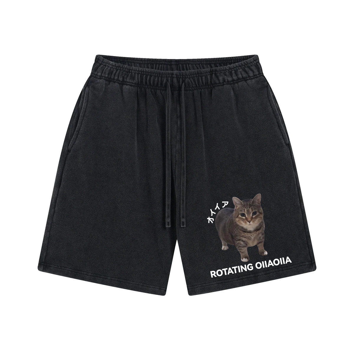 Cat Vintage Pure Thick Cotton Shorts