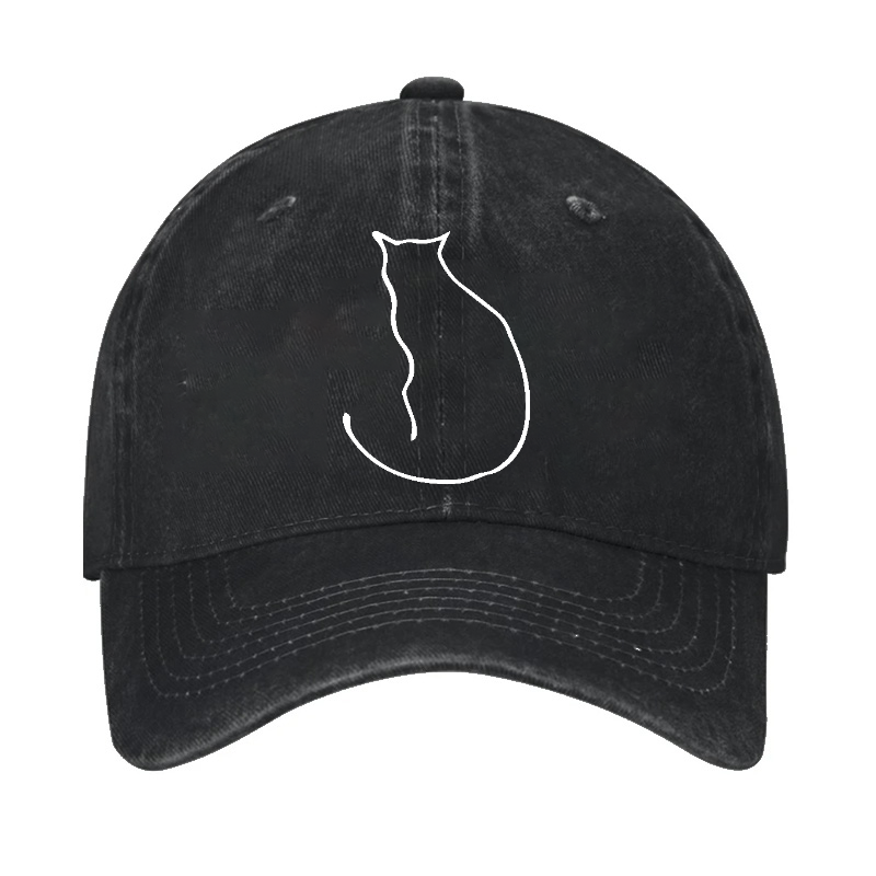Mila Cat Vintage Cotton Cap