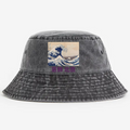 Hokkaido Great Wave Vintage 100% Cotton Bucket Hat