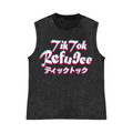 Tik Tok Refugee Pure Cotton Wash-Dyed Sleeveless Tank Top