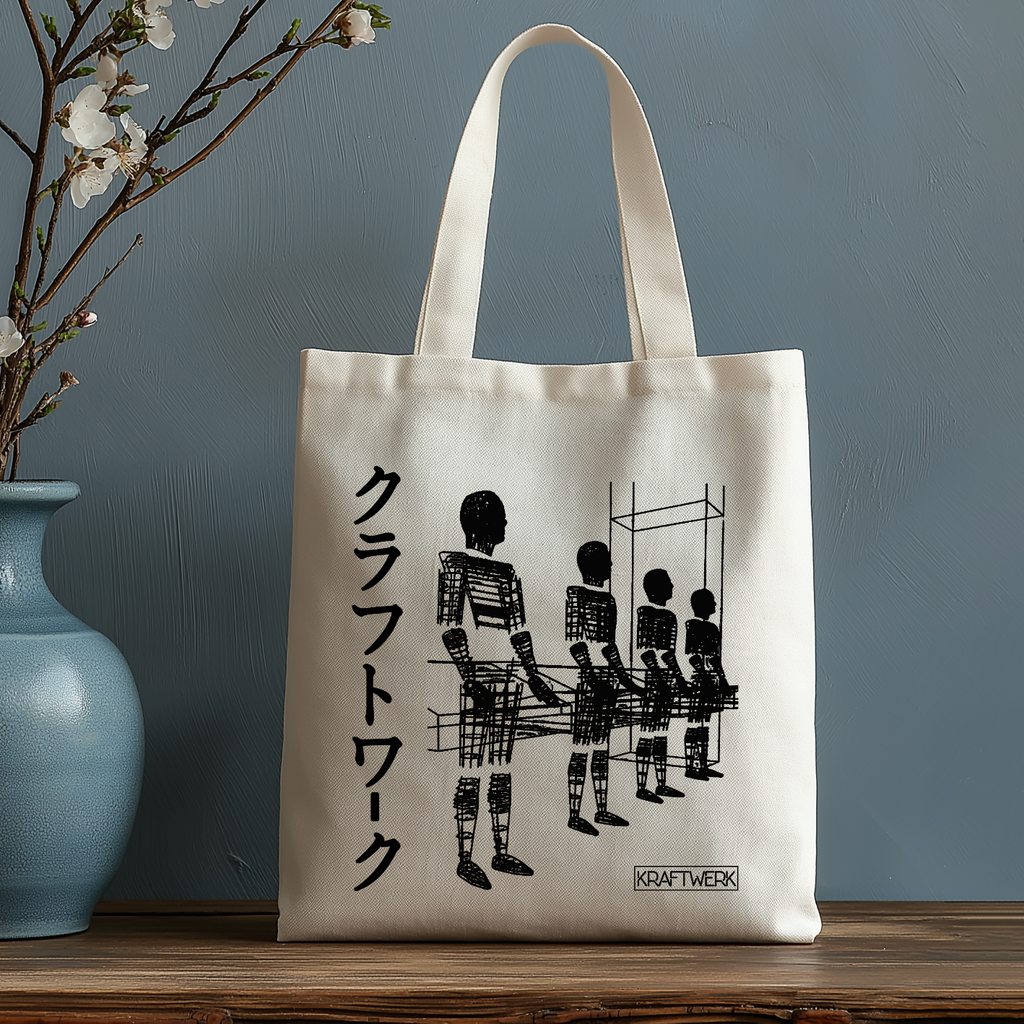 Kraftwerk Japanese Style Canvas Tote Bag