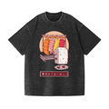 Sushi Vintage Wash Japanese Design T-Shirt