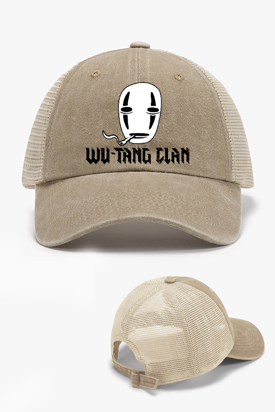 Ghibli No Face Kaonashi Wu Tang Clan Vintage Cotton Breathable Hat