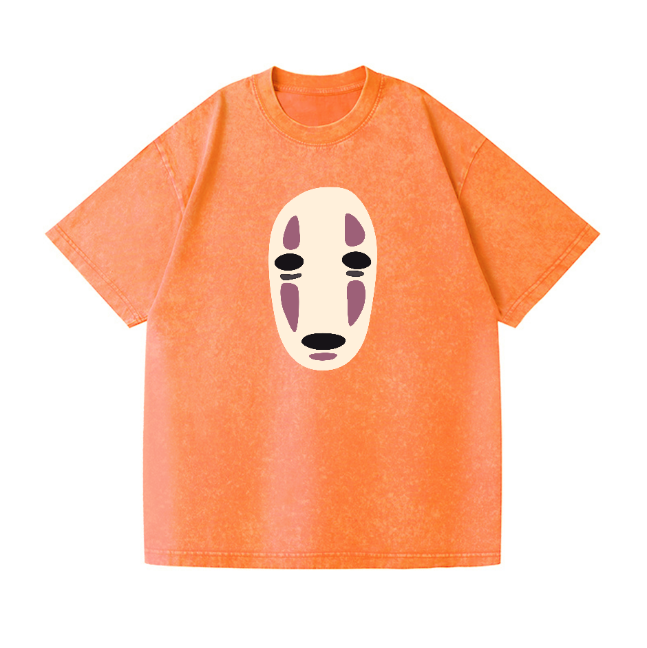 Ghibli No Face Kaonashi Vintage Wash Japanese Design T-Shirt