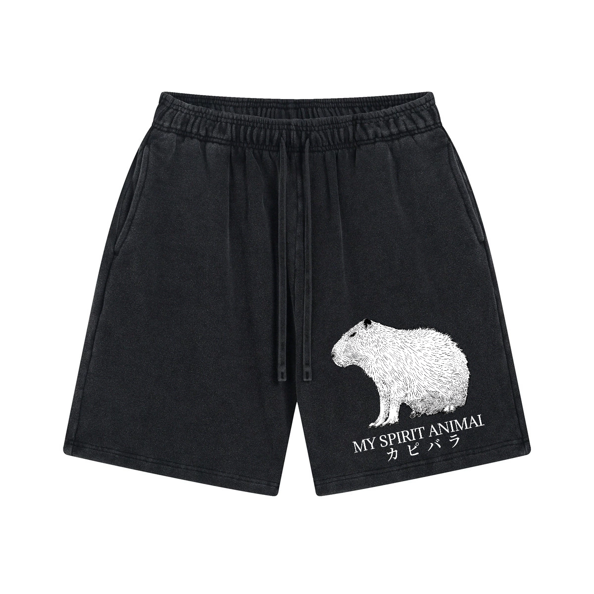 Capybara Vintage Pure Thick Cotton Shorts
