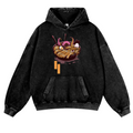 Dark Ramen Vintage Washed Thick Cotton Hoodie