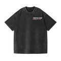 Drum and Bass Vintage Wash Japanese Design Back Art T-Shirt