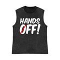 Hands Off! Pure Cotton Wash-Dyed Sleeveless Tank Top
