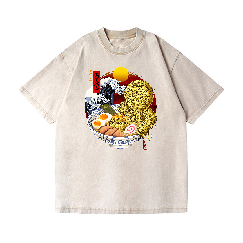 Ramen Yummy Vintage Wash Japanese Design T-Shirt