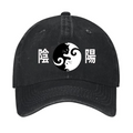 Yin-yang Cat Vintage Cotton Cap