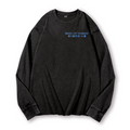Wake Up Human Vintage Washed Cotton Back Art Long-sleeve T-shirt