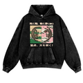 Tiger Vintage Washed Thick Cotton Hoodie