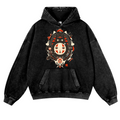 Ghibli Totoro No Face Kaonashi Vintage Washed Thick Cotton Hoodie