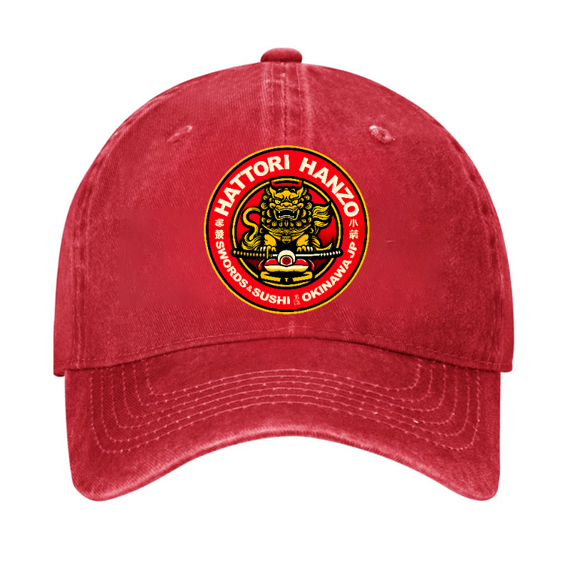 Okinawa Hattori Hanzo Komainu Vintage Cotton Cap