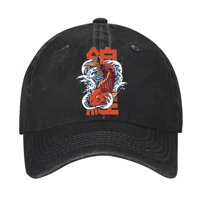 Fish Vintage Cotton Cap