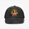 Hokkaido Hellcats Cat Vintage Cotton Breathable Hat