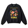 Yayoi Kusama Mushroom Vintage Cotton Blend Crewneck Sweatshirt