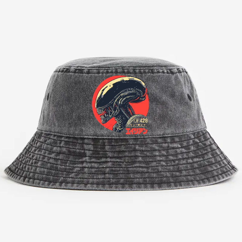 Alien Vintage 100% Cotton Bucket Hat