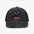 Catzilla Cat Kaiju Vintage Cotton Breathable Hat