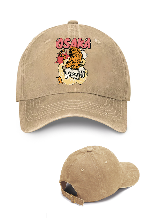 The Tiger Of Osaka Vintage Cotton Cap