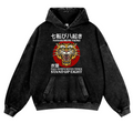 Nanakorobi Yaoki Tiger Vintage Washed Thick Cotton Hoodie