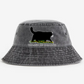 Black Cat Vintage 100% Cotton Bucket Hat