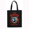 Okinawa Manzamo Drunken Octopus Japanese Style Canvas Tote Bag