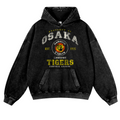Osaka Tigers Vintage Washed Thick Cotton Hoodie