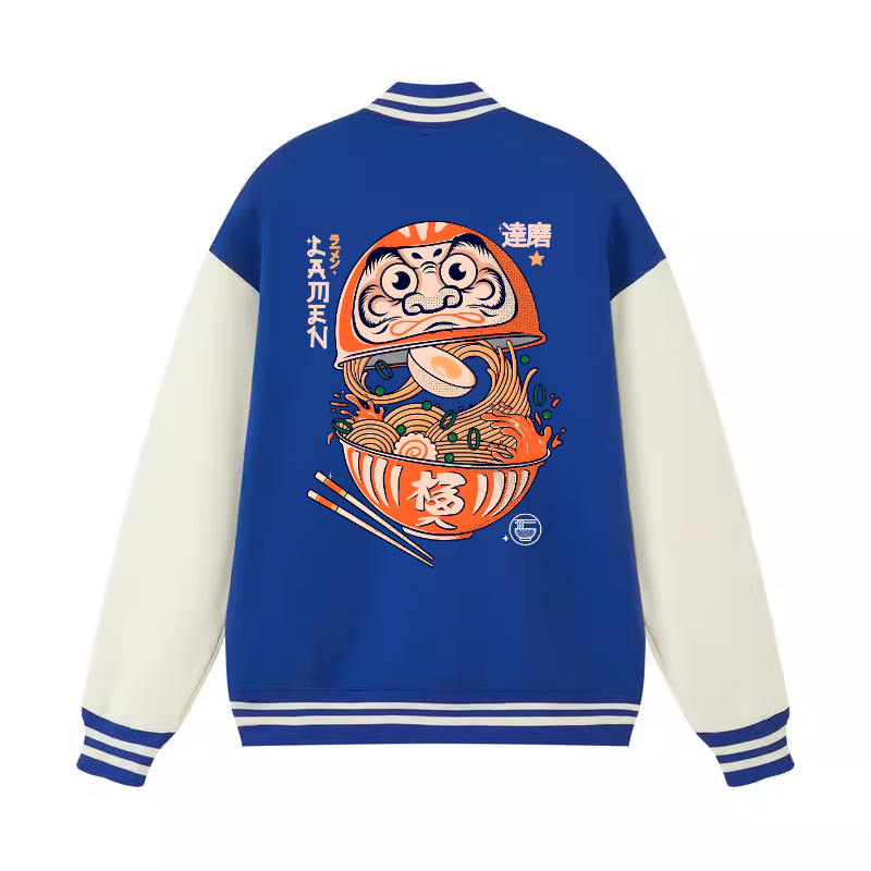 Daruma Ramen Vintage Cotton Varsity Jacket