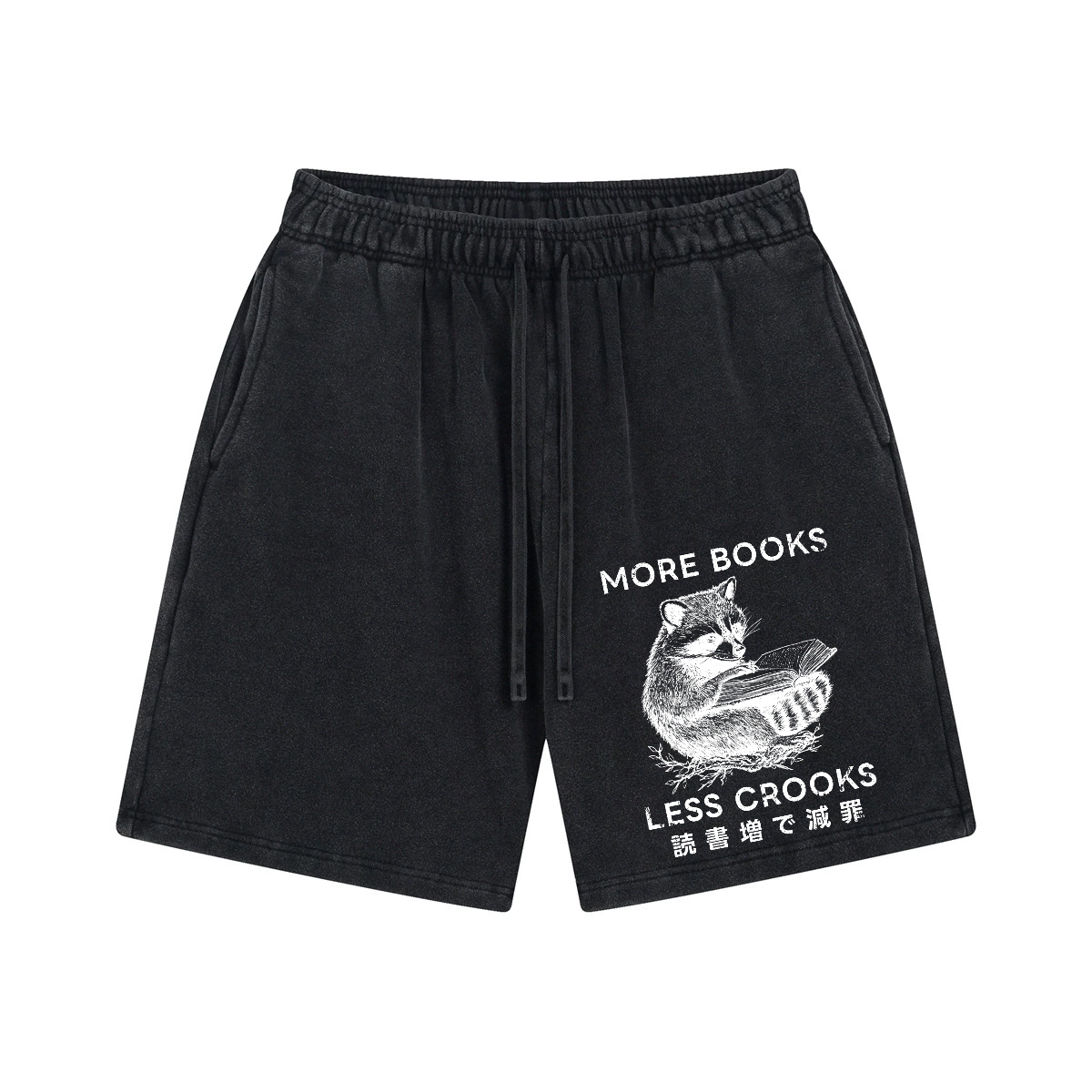 Racoon Vintage Pure Thick Cotton Shorts