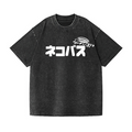 Ghibli Catbus Vintage Wash Japanese Design T-Shirt