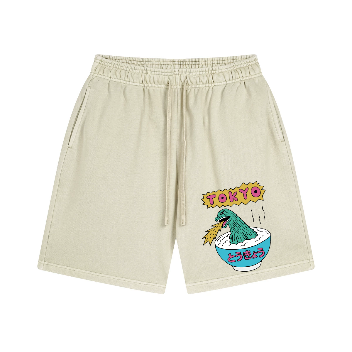 Tokyo Kaiju Vintage Pure Thick Cotton Shorts