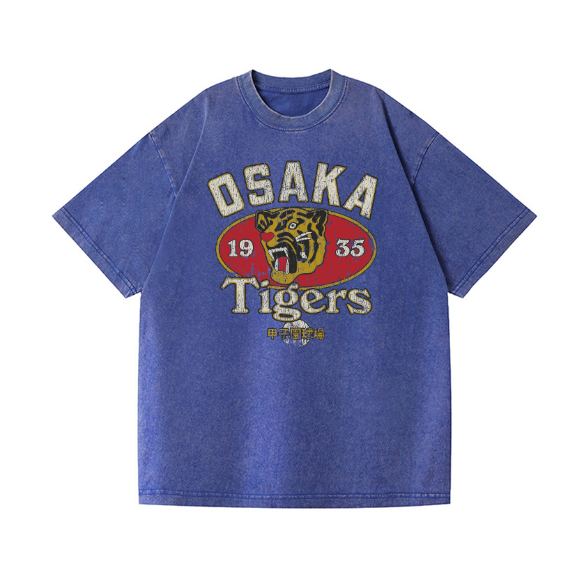 Osaka Tiger 1935 Vintage Wash Japanese Design T-Shirt