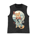 Pure Cotton Wash-Dyed Sleeveless Tank Top