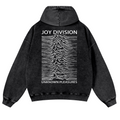 Joy Division Vintage Washed Cotton Back Art Hoodie
