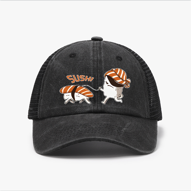 Sushi Vintage Cotton Breathable Hat
