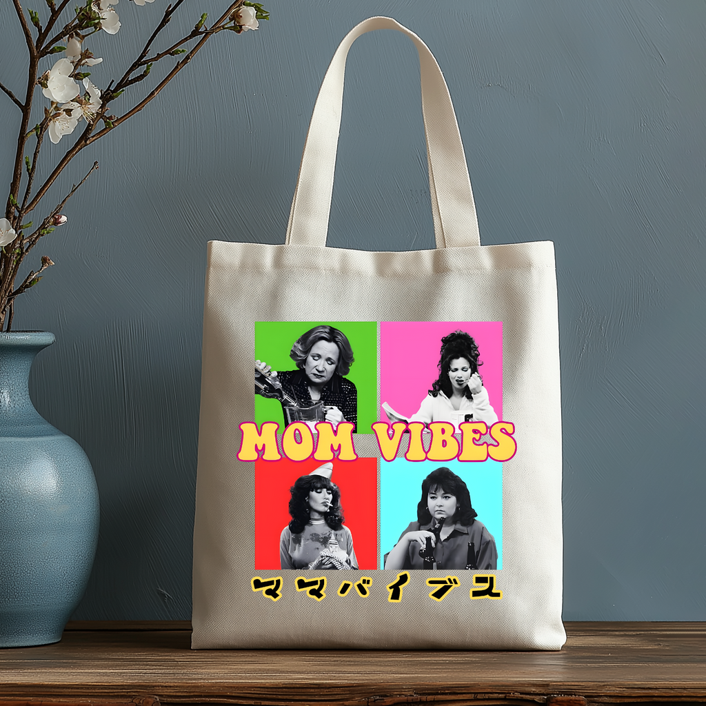Mother's Day Japanese Style Canvas Tote Bag