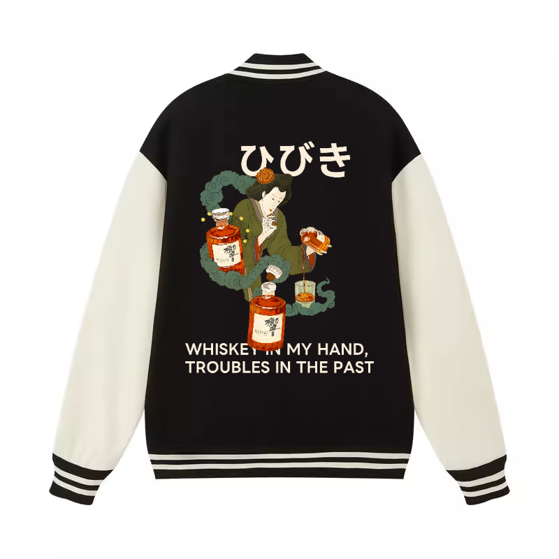 Hibiki Whisky Vintage Cotton Varsity Jacket