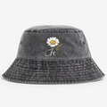 Chrysanthemums Vintage 100% Cotton Bucket Hat