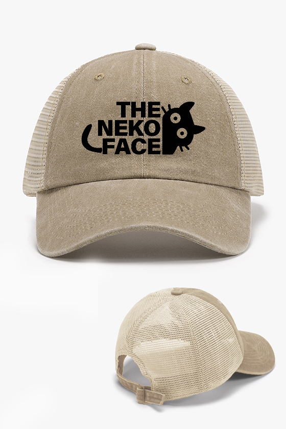 The Neko Face Vintage Cotton Breathable Hat