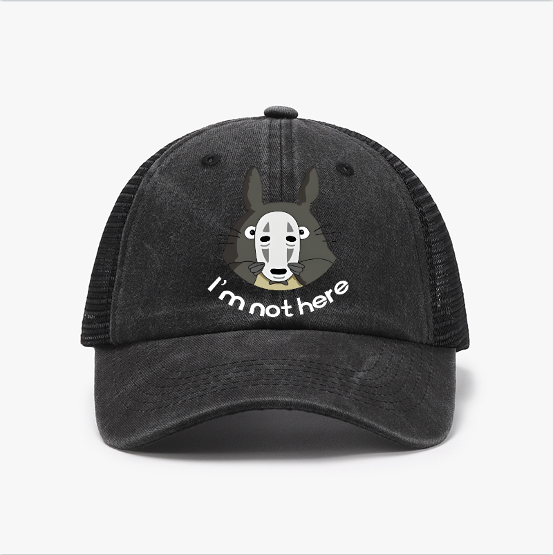 Ghibli Totoro No Face Kaonashi Vintage Cotton Breathable Hat