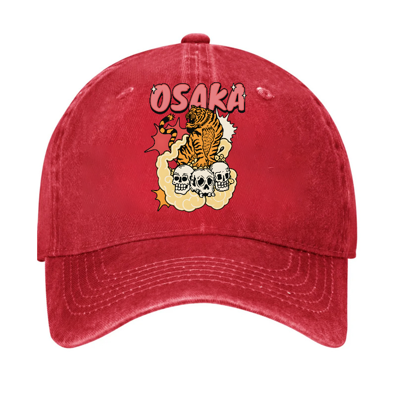 The Tiger Of Osaka Vintage Cotton Cap