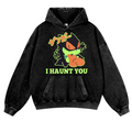 Gengar Vintage Washed Thick Cotton Hoodie