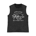 EMPLOYED Pure Cotton Wash-Dyed Sleeveless Tank Top