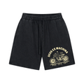 Deus Ex Machina Motorcycle Bike Vintage Pure Thick Cotton Shorts
