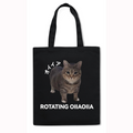 OIIA Cat Japanese Style Canvas Tote Bag