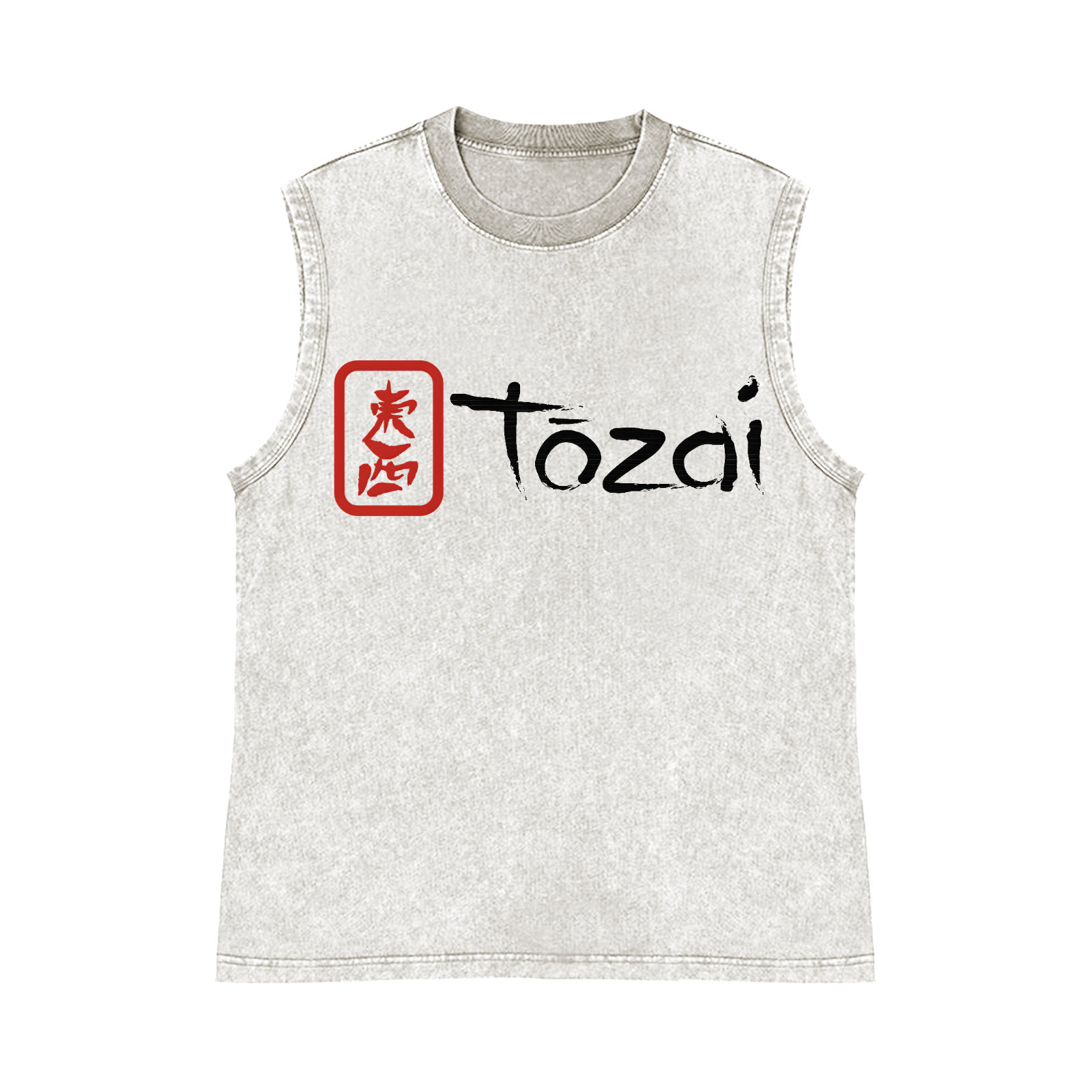 Tozai Sake Pure Cotton Wash-Dyed Sleeveless Tank Top